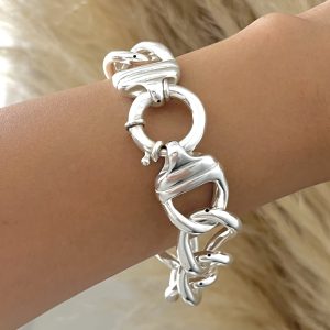 Pulsera Eslabones Inflados