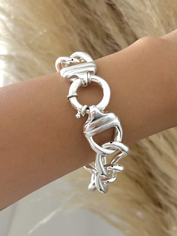 Pulsera Eslabones Inflados