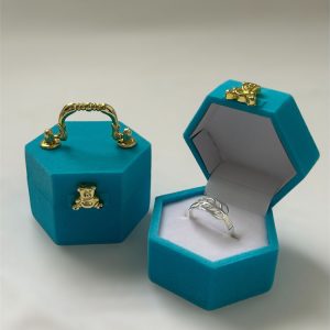 Caja anillo bolsa oso