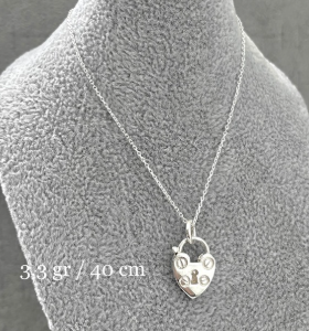 Collar Candado Corazón
