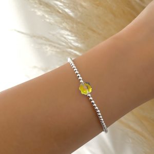 Pulsera Cristal Flor