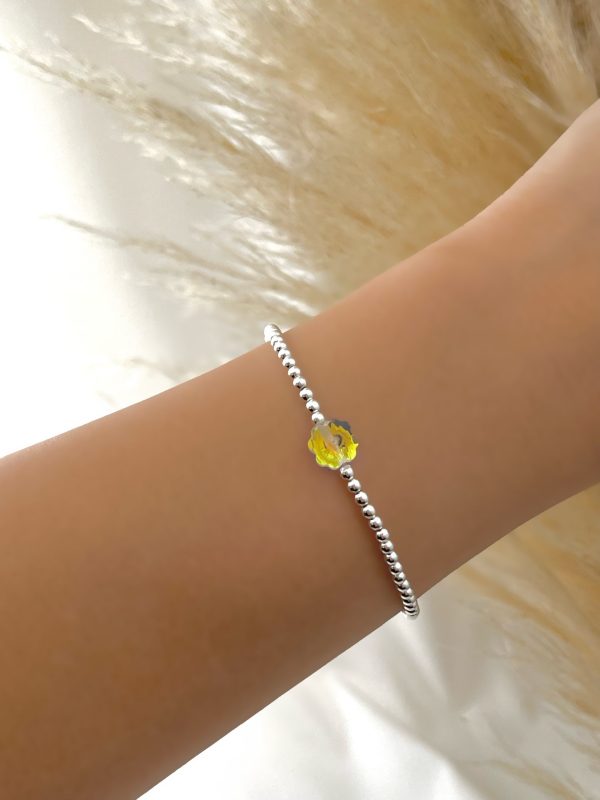 Pulsera Cristal Flor
