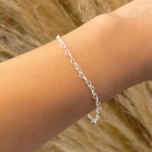 Pulsera Eslabón Corazón