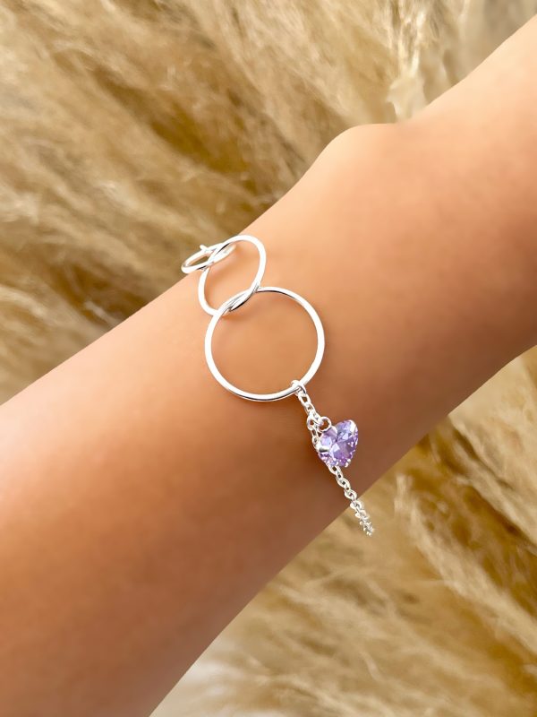 Pulsera Anillos Entrelazados
