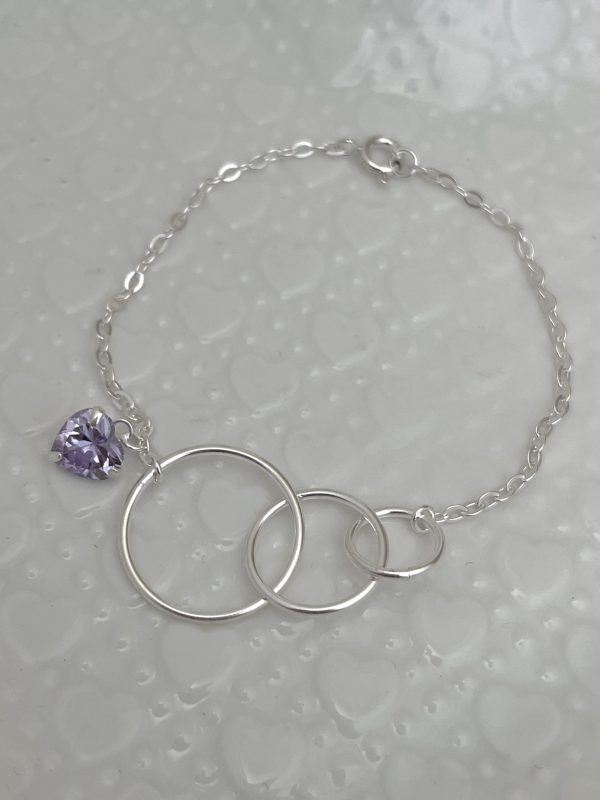 Pulsera Anillos Entrelazados - Imagen 3