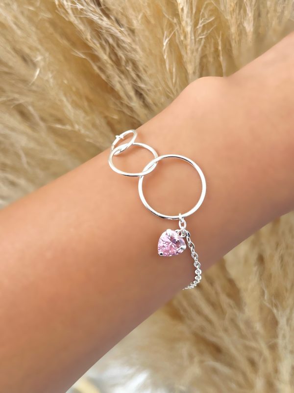 Pulsera Anillos Entrelazados - Imagen 4