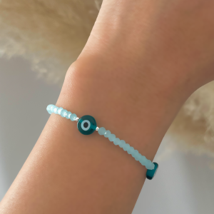 Pulsera Celeste Ojo Turco